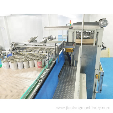 Automatic magnetic palletizer for milk powder tin can stacking
